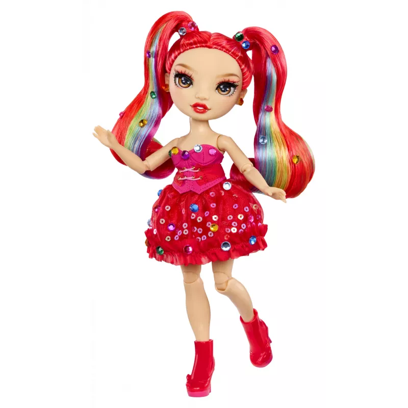 Rainbow High Be Dazzling Fashion Dolls- Vivienne Rouge (czerwony)