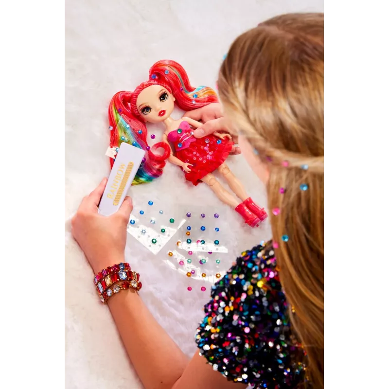 Rainbow High Be Dazzling Fashion Dolls- Vivienne Rouge (czerwony)