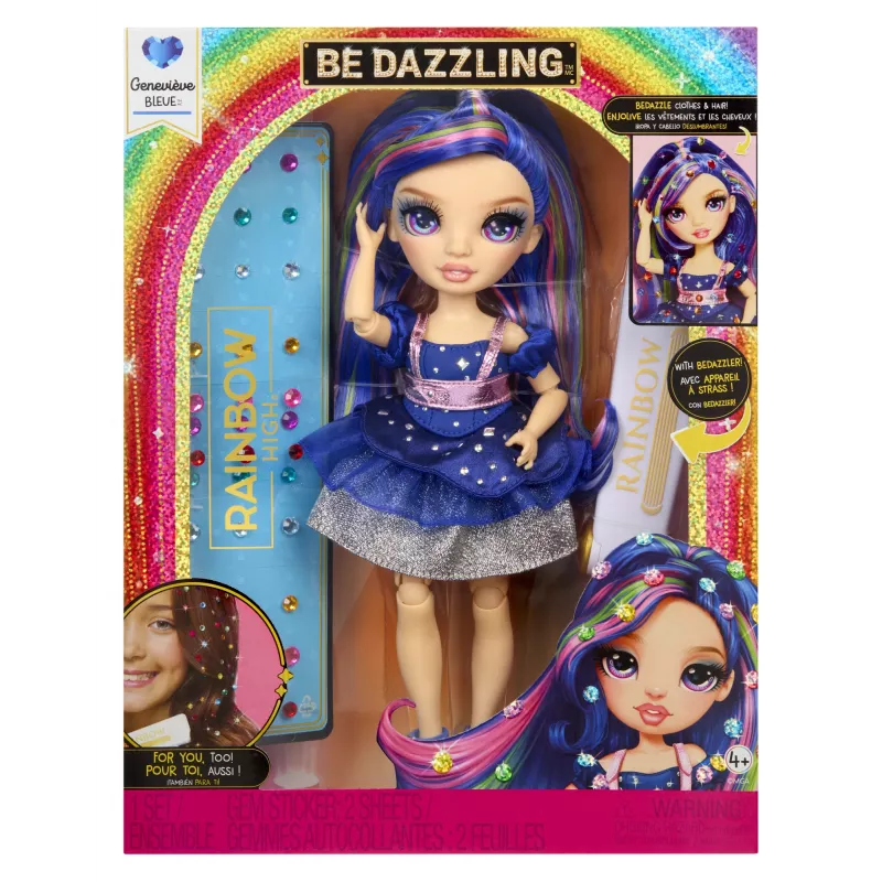 Rainbow High Be Dazzling Fashion Dolls- Genevieve Bleue (Niebieska)