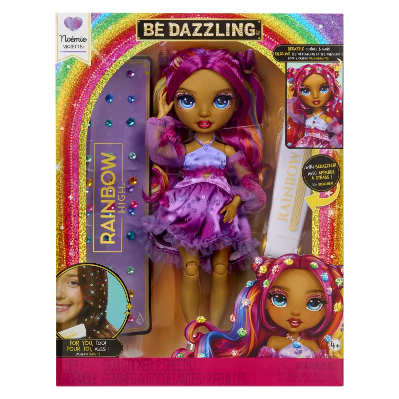 Rainbow High Be Dazzling Fashion Dolls- Noemie Violette (Fioletowa)