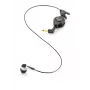 Philips Telephone pickup microphone, Przewodowy, Połączenia/Muzyka, Zestaw słuchawkowy, Czarny, Srebrny