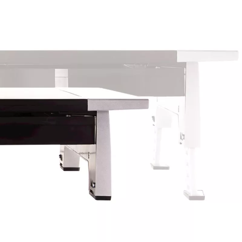 Podstawka pod monitor Fellowes z 5-stopniową regulacją wysokości - Office Suites podstawka pod monitor z tacką do przechowywania - Ergonomiczna regulowana podstawka pod monitor do komputerów - Maks. obciążenie 36 kg / maks. rozmiar 28 inch - grafitowa