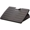 Fellowes Podnóżek pod Biurko - Office Suites podnóżek pod biurko ergonomiczny podnóżek z 3 pozycjami regulacji wysokości i technologią antybakteryjną - podnóżek stołek do biura i domu - czarny