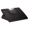 Fellowes Podnóżek pod Biurko - Office Suites podnóżek pod biurko ergonomiczny podnóżek z 3 pozycjami regulacji wysokości i technologią antybakteryjną - podnóżek stołek do biura i domu - czarny