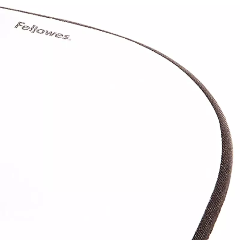 Podkładka pod mysz Fellowes z podparciem nadgarstka – podkładka z pianki memory z miękką poduszką – ergonomiczna podkładka pod mysz do komputera, laptopa, użytku w domowym biurze – kompatybilna z myszami laserowymi i optycznymi – srebrna