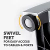 Podstawka pod laptopa Fellowes Office Suites Plus z regulacją wysokości – Czarno-Srebrna