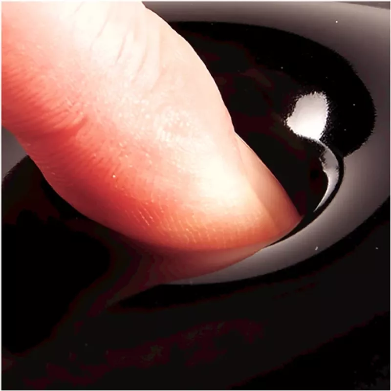 Podkładka pod mysz Fellowes Crystals Gel z żelową podpórką pod nadgarstek, czarna, 202×230 mm, 340 g
