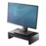 Fellowes Computer Monitor Stand with 3 Height Adjustments - Designer Suites Monitor Riser with Storage Tray - Ergonomic Adjustable Monitor Stand for Computers - Max Weight 18KG/Max Size 21 inch - Czarny/Pearl