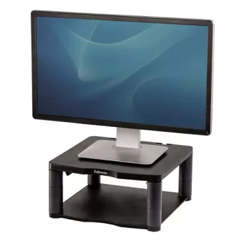 Fellowes Premium Monitor Riser Graphite, wolnostojący, 36 kg, 53,3 cm (21 cali), regulacja wysokości, grafitowy