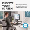 Fellowes Premium Monitor Riser Graphite, wolnostojący, 36 kg, 53,3 cm (21 cali), regulacja wysokości, grafitowy
