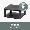 Fellowes Premium Monitor Riser Graphite, wolnostojący, 36 kg, 53,3 cm (21 cali), regulacja wysokości, grafitowy