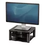 Podstawka pod monitor Fellowes z 3 regulacjami wysokości - Premium Monitor Riser Plus z zarządzaniem kablami - Ergonomiczna regulowana podstawka pod monitor do komputerów - Maks. waga 36 kg/Maks. rozmiar 21 cali - Grafitowa