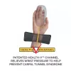 Fellowes mysz Mat Wrist Support - Health-V podkładka pod mysz z ochroną antybakteryjną - Ergonomiczna podkładka pod mysz do komputera, laptopa, użytku domowego i biurowego - Czarna