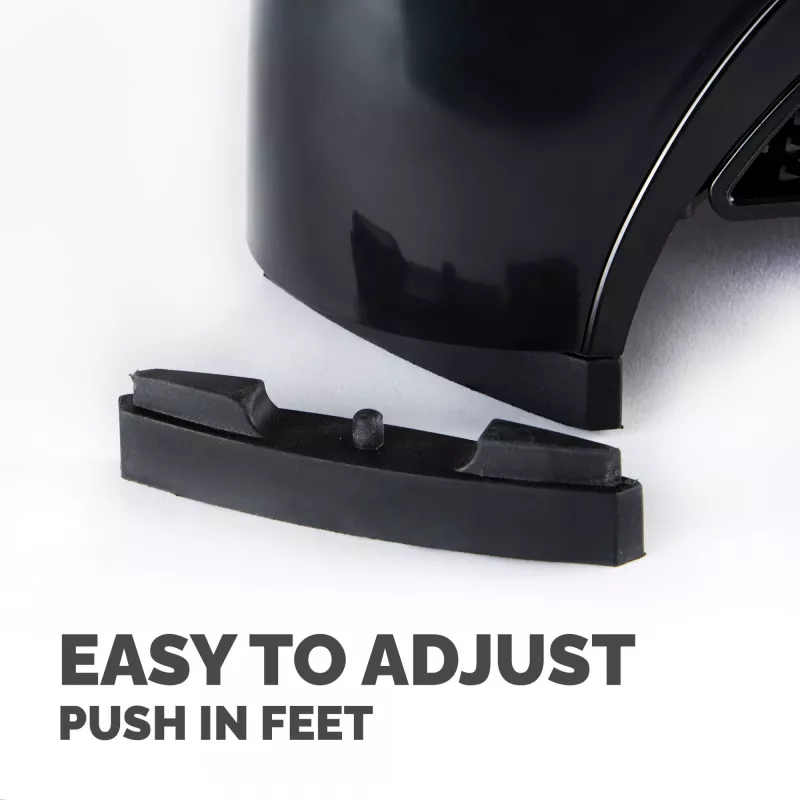 Podstawka pod monitor Fellowes z 3-stopniową regulacją wysokości - Smart Suites Monitor Riser - Ergonomiczna regulowana podstawka pod monitor do komputerów - Maks. waga 10 kg / Maks. rozmiar 21 cali - Czarna
