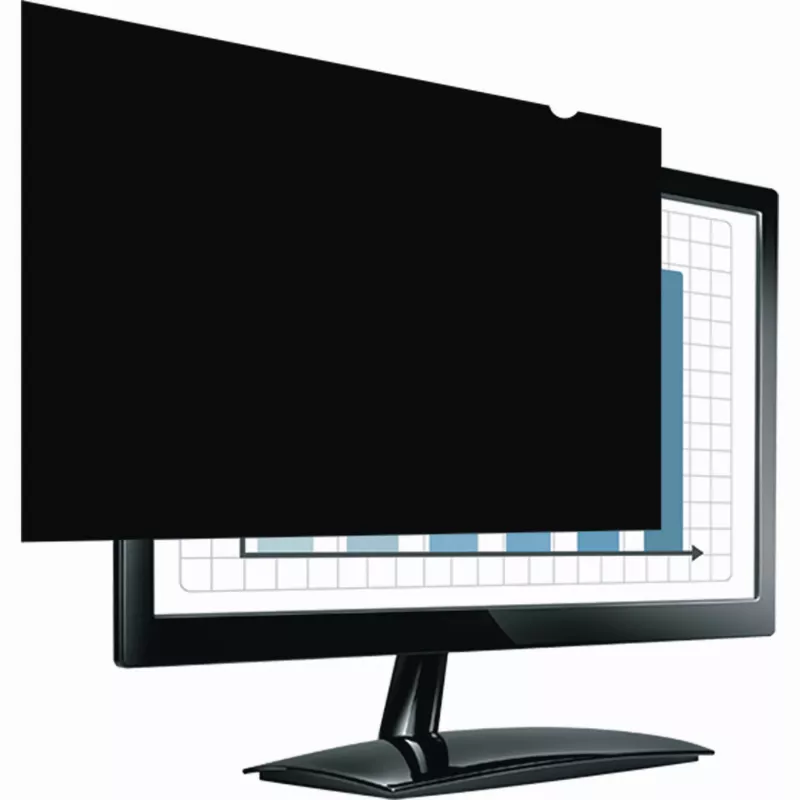 Fellowes Standard-PrivaScreen Czarnyout filtr prywatyzujący, 43,2 cm (17 cali), 5:4, Laptop, Bezramkowy filtr prywatyzujący do wyświetlacza, Antyrefleksyjny, Prywatność, 50 g