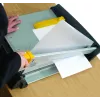 Gilotyna do papieru Fellowes Plasma A3/180 — długość cięcia 46 cm, pojemność 40 arkuszy, grafitowy/srebrny/żółty
