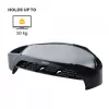 Podstawka pod monitor Fellowes z 3-stopniową regulacją wysokości - Smart Suites Monitor Riser Plus z miejscem do przechowywania - Ergonomiczna regulowana podstawka pod monitor do komputerów - Maks. waga 10 kg / Maks. rozmiar 21 cali - Czarna