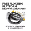 Fellowes Foot Rest Under Desk - Smart Suites Foot Support Ergonomic Foot Rest - Foot Rest Stool for Office & Home - Czarny