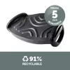 Fellowes Foot Rest Under Desk - Smart Suites Foot Support Ergonomic Foot Rest - Foot Rest Stool for Office & Home - Czarny