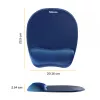 Podkładka pod mysz Fellowes Memory Foam z podpórką pod nadgarstek Sapphire