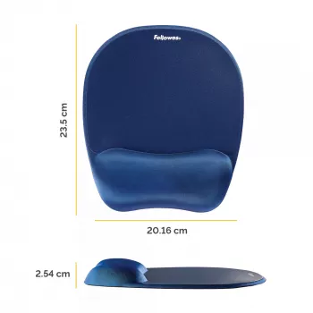 Podkładka pod mysz Fellowes Memory Foam z podpórką pod nadgarstek Sapphire