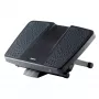 Fellowes Foot Rest Under Desk - Professional Series Ultimate Foot Support Ergonomic Foot Rest with 3 Height Adjustments & Massage Surface - Foot Rest Stool for Office & Home - Czarny