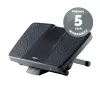 Fellowes Foot Rest Under Desk - Professional Series Ultimate Foot Support Ergonomic Foot Rest with 3 Height Adjustments & Massage Surface - Foot Rest Stool for Office & Home - Czarny