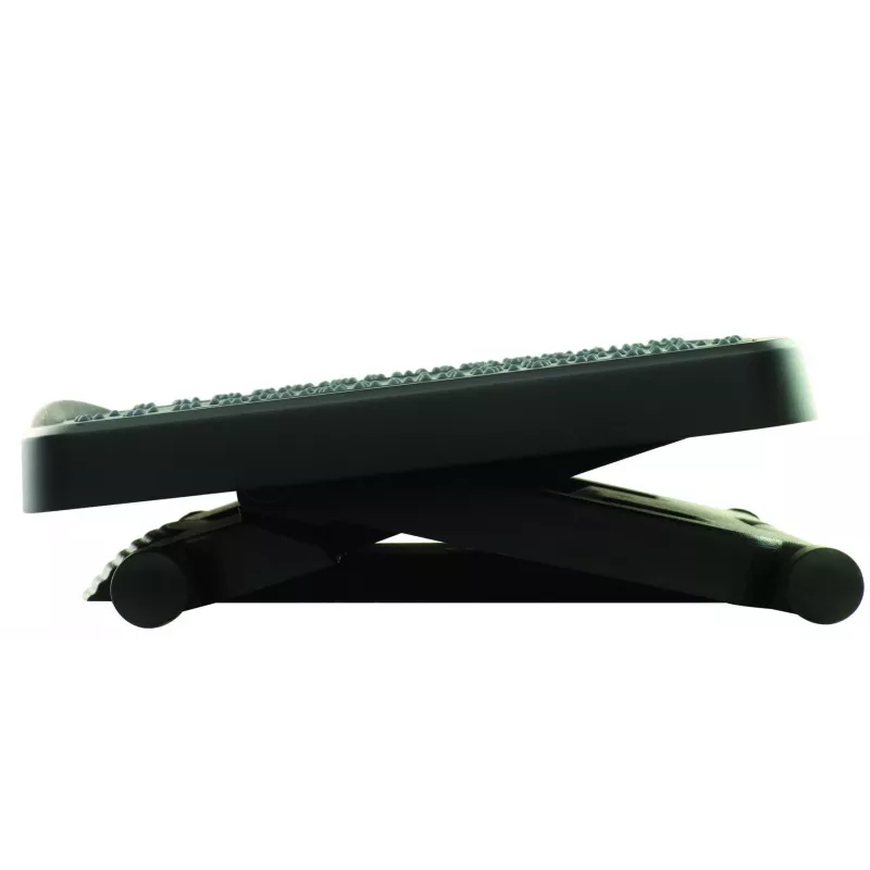 Fellowes Foot Rest Under Desk - Professional Series Ultimate Foot Support Ergonomic Foot Rest with 3 Height Adjustments & Massage Surface - Foot Rest Stool for Office & Home - Czarny