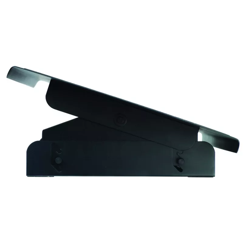 Fellowes Foot Rest Under Desk - Professional Series Under Desk Foot Rest Ergonomic Foot Rest with 3 Height Adjustable Positions & Non-Slip Platform Surface - Foot Rest Stool for Office & Home - Czarny