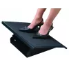 Fellowes Foot Rest Under Desk - Professional Series Under Desk Foot Rest Ergonomic Foot Rest with 3 Height Adjustable Positions & Non-Slip Platform Surface - Foot Rest Stool for Office & Home - Czarny