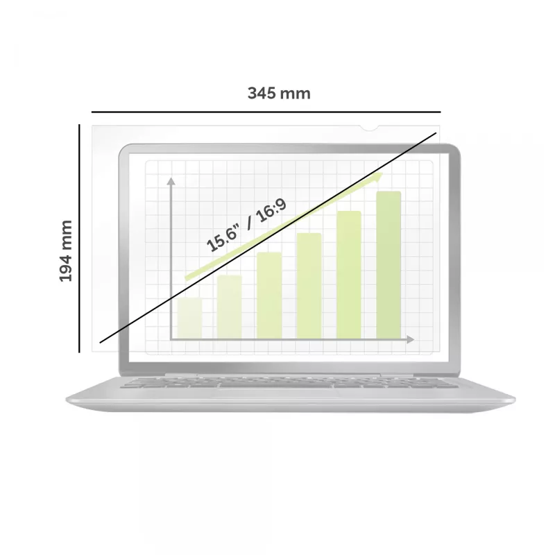 Fellowes PrivaScreen 39,6 cm (15,6 cala) bezramkowy filtr prywatyzujący do monitora/laptopa