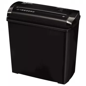 Niszczarka Fellowes P-25S, cięcie paskowe, 22 cm, czarno-szara