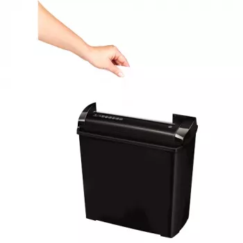 Niszczarka Fellowes P-25S, cięcie paskowe, 22 cm, czarno-szara