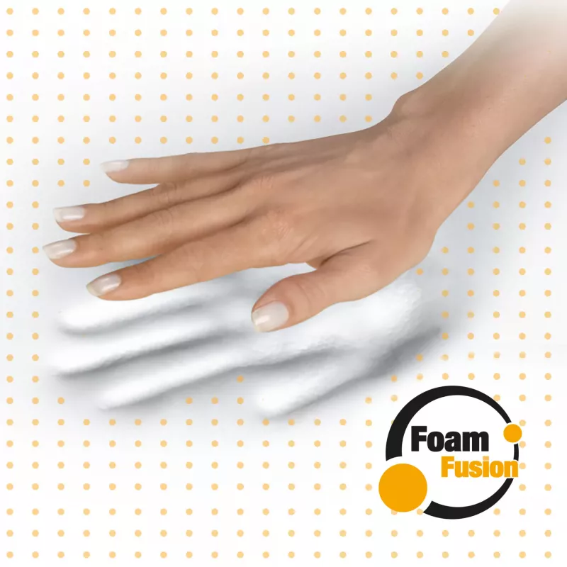 Fellowes mysz Mat Wrist Support - PlushTouch mysz Pad with Non Slip Rubber Base & Antibacterial Protection - Ergonomic mysz Mat for Computer, Laptop, Home Office Use - Czarny