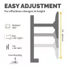Fellowes Seasa Dual Monitor Arm - Wolnostojący uchwyt do monitorów 8 kg 27 cali - Ergonomiczny Regulowany Uchwyt Monitorowy - Pochylenie 45° Obrót 120° Obrót 360°, VESA 75 x 75/100 x 100 - Czarny