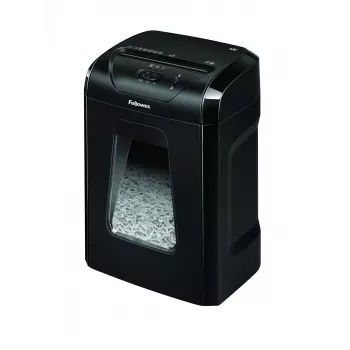 Niszczarka Fellowes Powershred 12C, cięcie krzyżowe, 22,5 cm, czarna