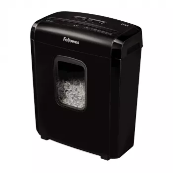 Niszczarka papieru Fellowes Powershred 6M, cięcie mikroniszczące, czarny