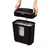 Niszczarka papieru Fellowes Powershred 6M, cięcie mikroniszczące, czarny
