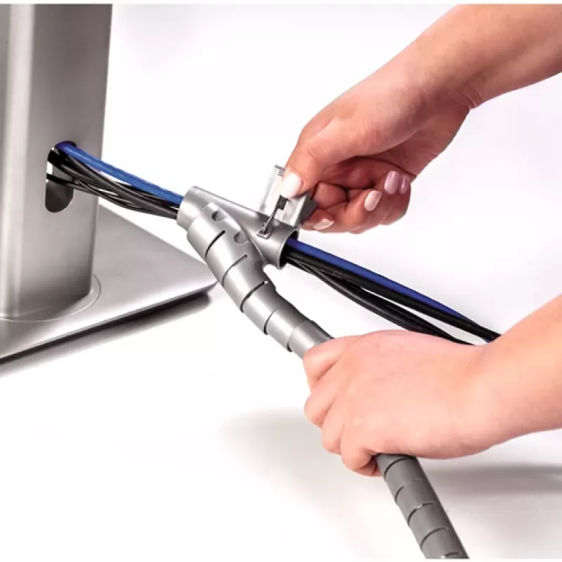 Fellowes CableZip Podłogowa osłona na kable Srebrny 1 szt.