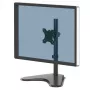 Fellowes Seasa Single Monitor Arm – Wolnostojący uchwyt do monitora dla ekranów 32 cale 8KG – Ergonomiczne regulowane ramię do monitora – Pochylenie 45° Obrót 120° Rotacja 360°, VESA 75 x 75/100 x 100 – Czarny