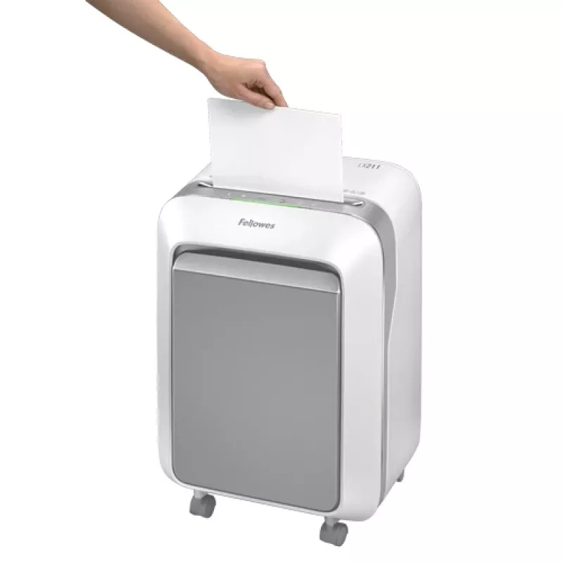 Niszczarka Fellowes LX Series Powershred LX21 Mikrocięcie Szary, Biały