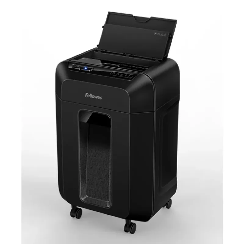 Niszczarka Fellowes Automax 80M, cięcie cząsteczkowe, 22 cm, czarna