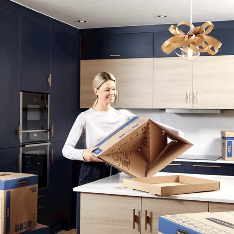 Fellowes 6204001 pojemnik do przechowywania prostokątny karton naturalny