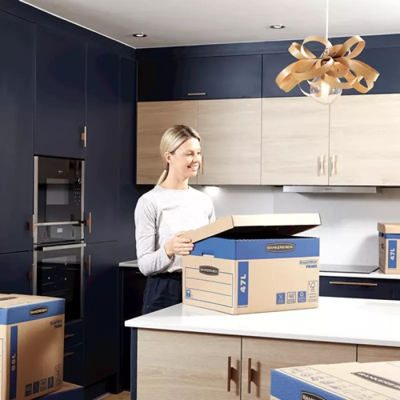 Fellowes 6204001 pojemnik do przechowywania prostokątny karton naturalny