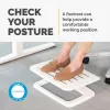 Podnóżek Fellowes pod biurko - Hana LT podparcie stóp ergonomiczny podnóżek - stołek pod stopy do biura i domu - biały