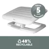 Podnóżek Fellowes pod biurko - Hana LT podparcie stóp ergonomiczny podnóżek - stołek pod stopy do biura i domu - biały