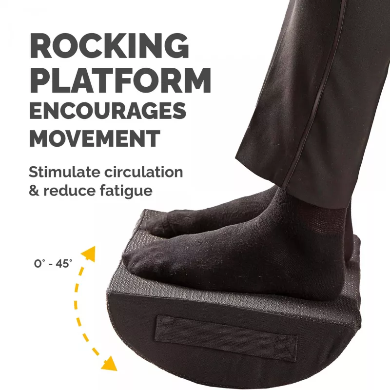 Fellowes Foot Rest Under Desk Breyta Foot Rest Cushion, Czarny, Poliester, 45 cm, 30 cm, 450 mm, 300 mm