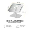 Fellowes Alumia Laptop Riser Podstawka pod laptop na biurko Maks. rozmiar 15 cali Maks. waga 5 kg Srebrny