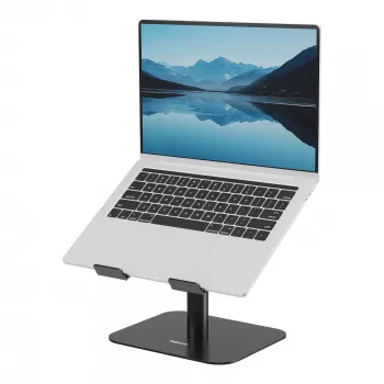 Fellowes Alumia Laptop Riser Podstawka pod laptop na biurko Maks. rozmiar 15 cali Maks. waga 5 kg Czarna