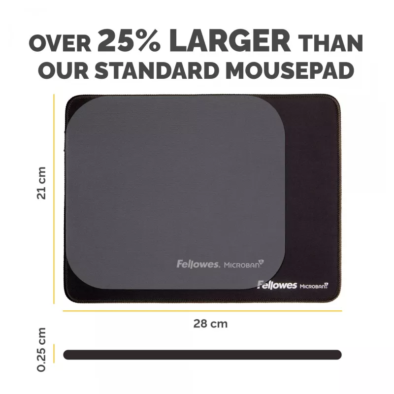 Podkładka pod mysz Fellowes Breyta 100138995 Czarna